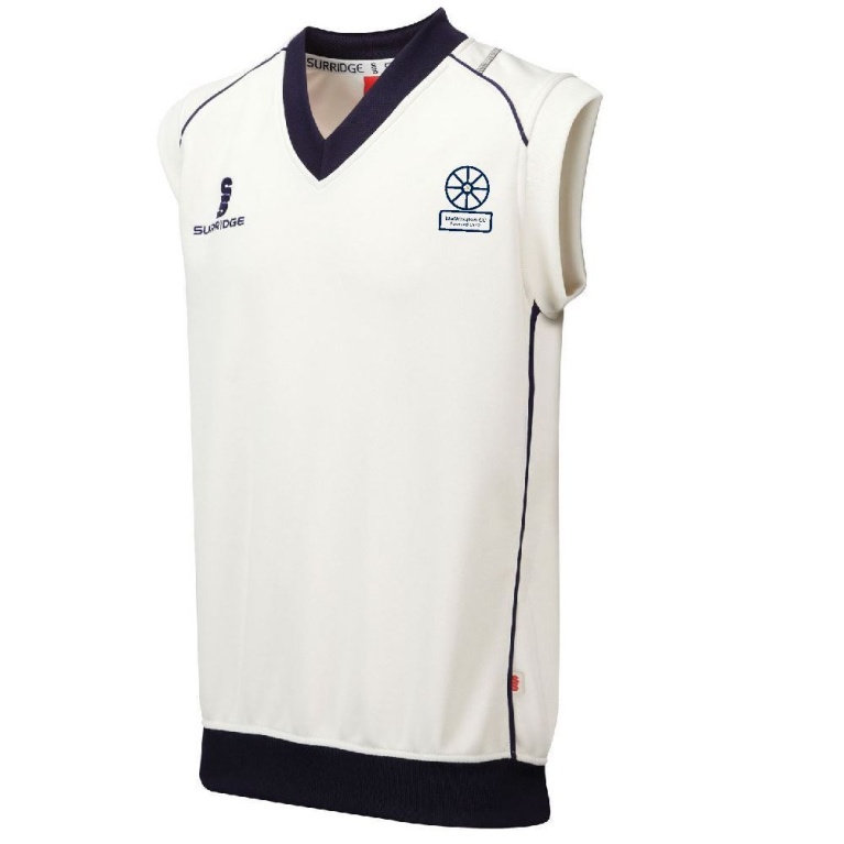 Walkington CC - Sleeveless Sweater Navy Trim