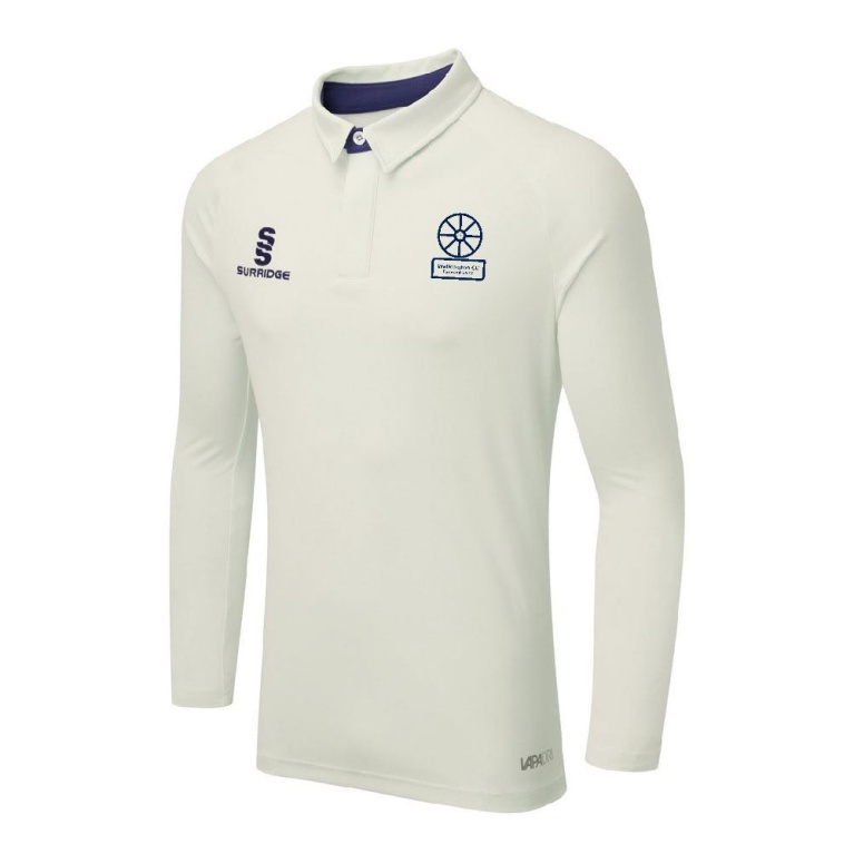 Walkington CC - Ergo Long Sleeve Navy Trim Shirt